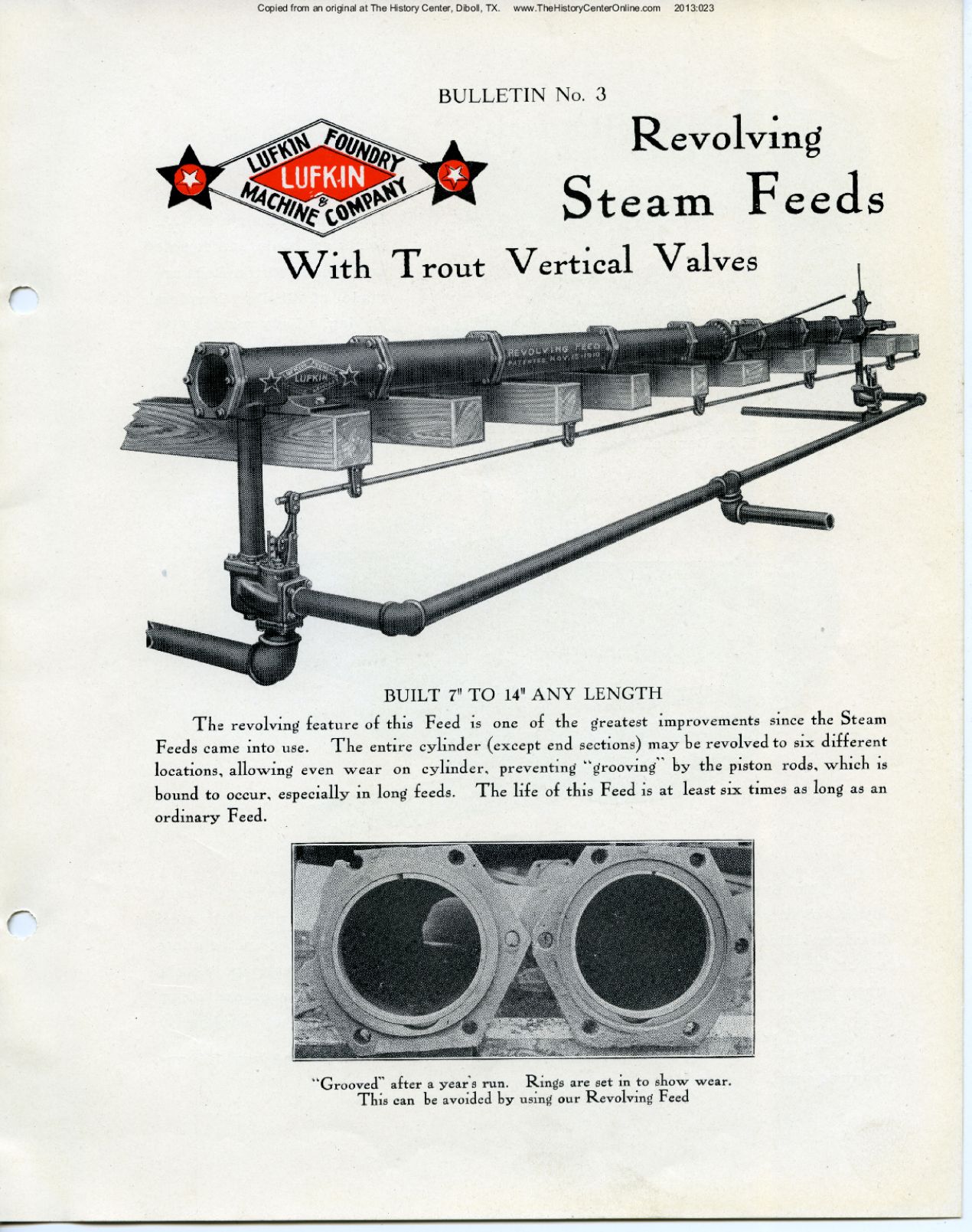 03 Bulletin 3, Revolving Steam Feeds