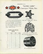16 Bulletin 16, “Long Life” Conveyor Chain, Etc.