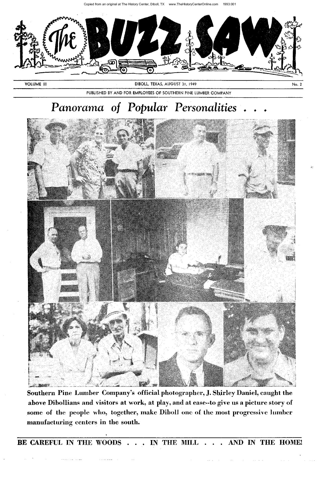 Diboll Buzz Saw 1949 08-August