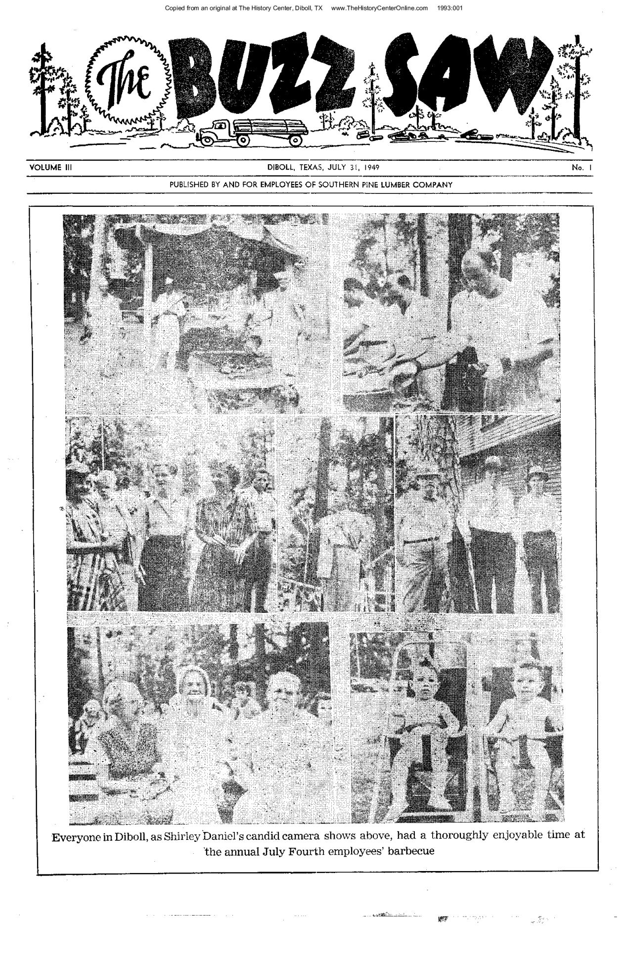 Diboll Buzz Saw 1949 07-July