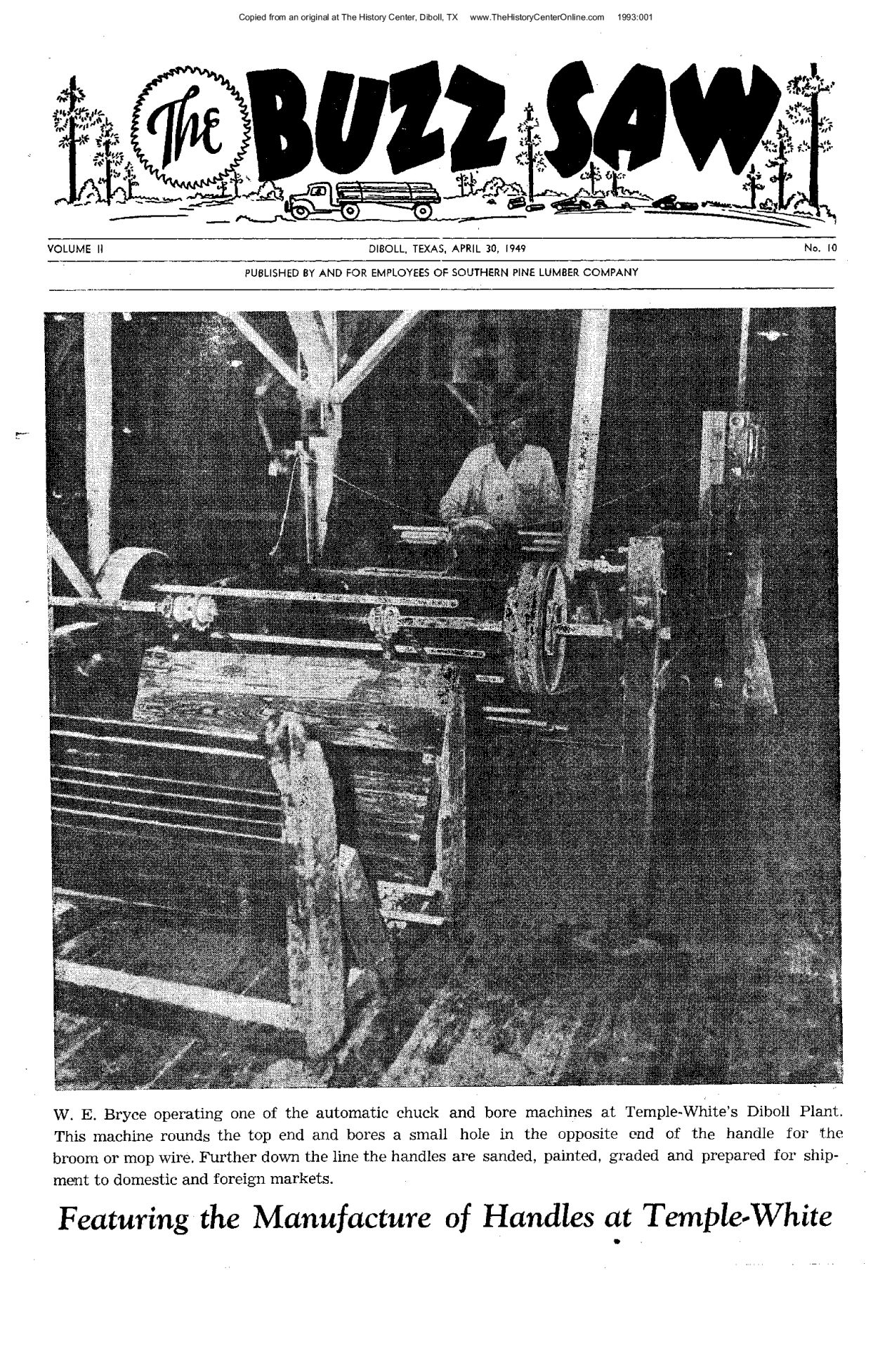 Diboll Buzz Saw 1949 04-April