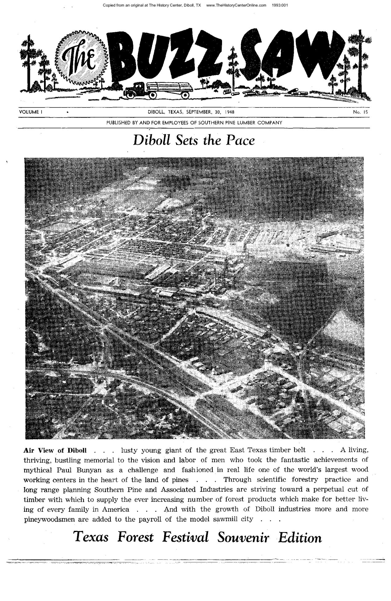 Diboll Buzz Saw 1948 09-September