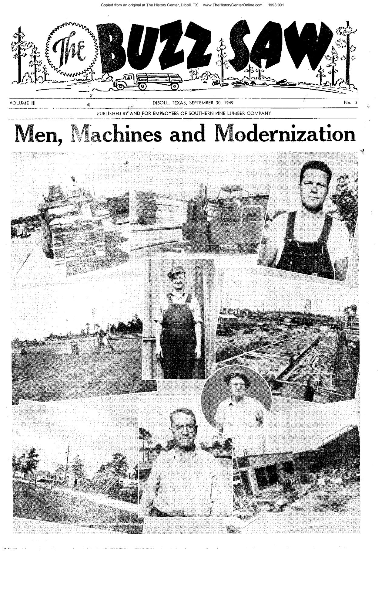 Diboll Buzz Saw 1949 09-September