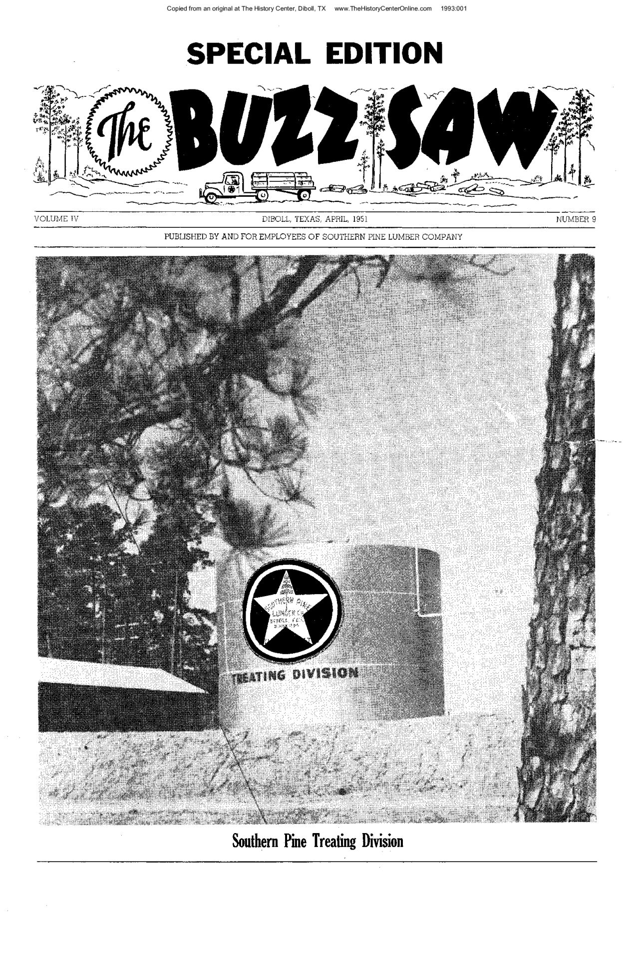 Diboll Buzz Saw 1951 04-April