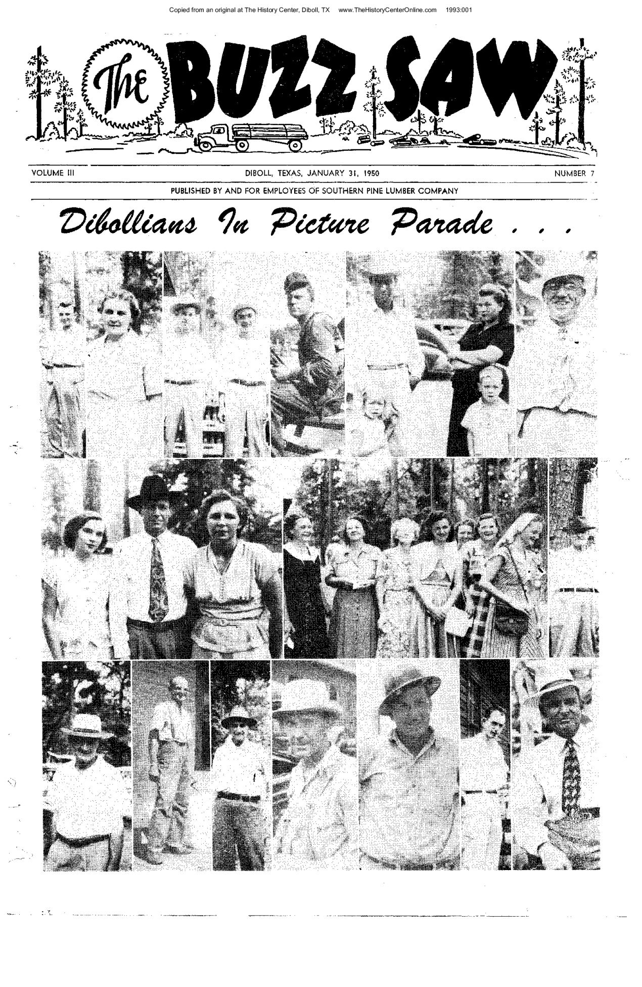 Diboll Buzz Saw 1950 01-January