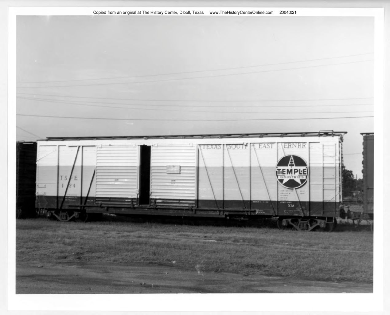 36 Texas South Eastern Railroad Freight Car 124, 1963