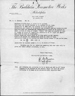 Correspondence on the Purchase of Locomotive 20, 1929-1930