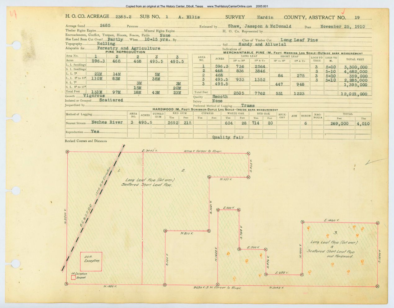 0024 Abstract 19, Ellis 1 Survey, Hardin County