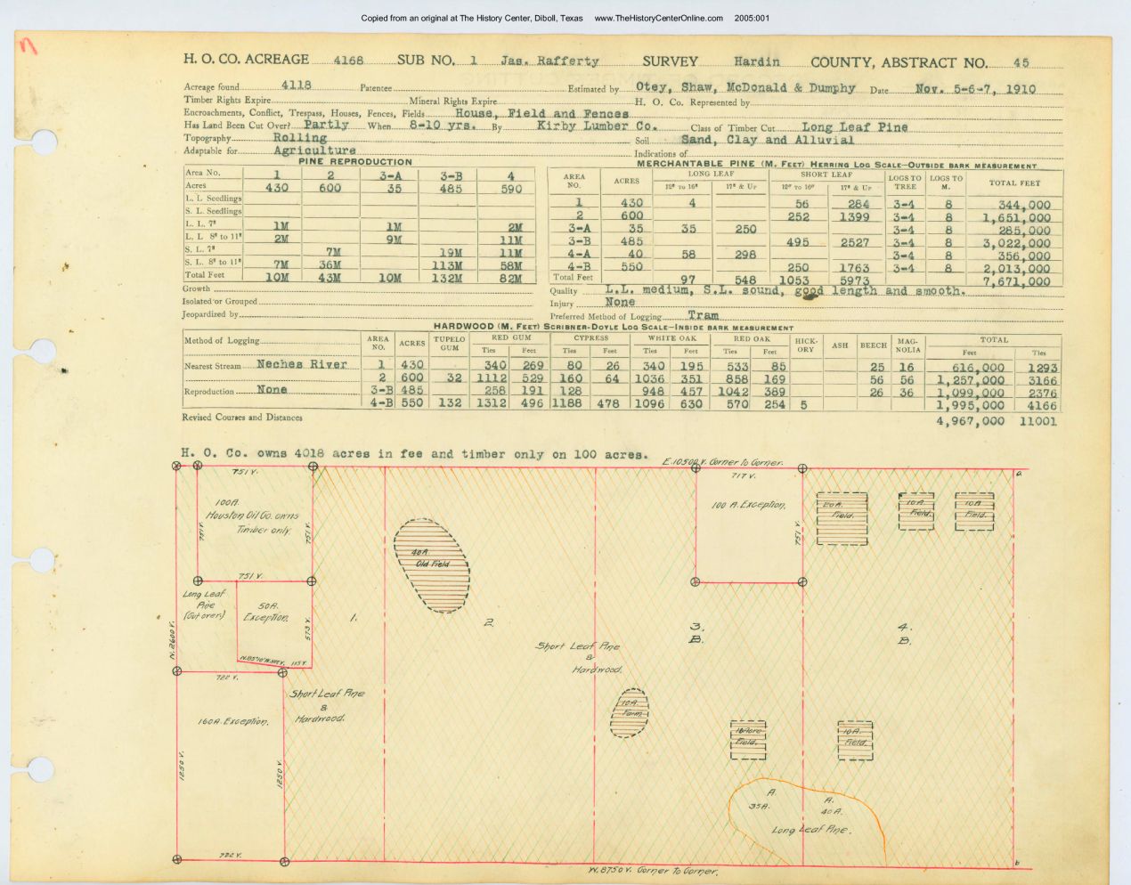 0047 Abstract 45, Rafferty 1 Survey, Hardin County