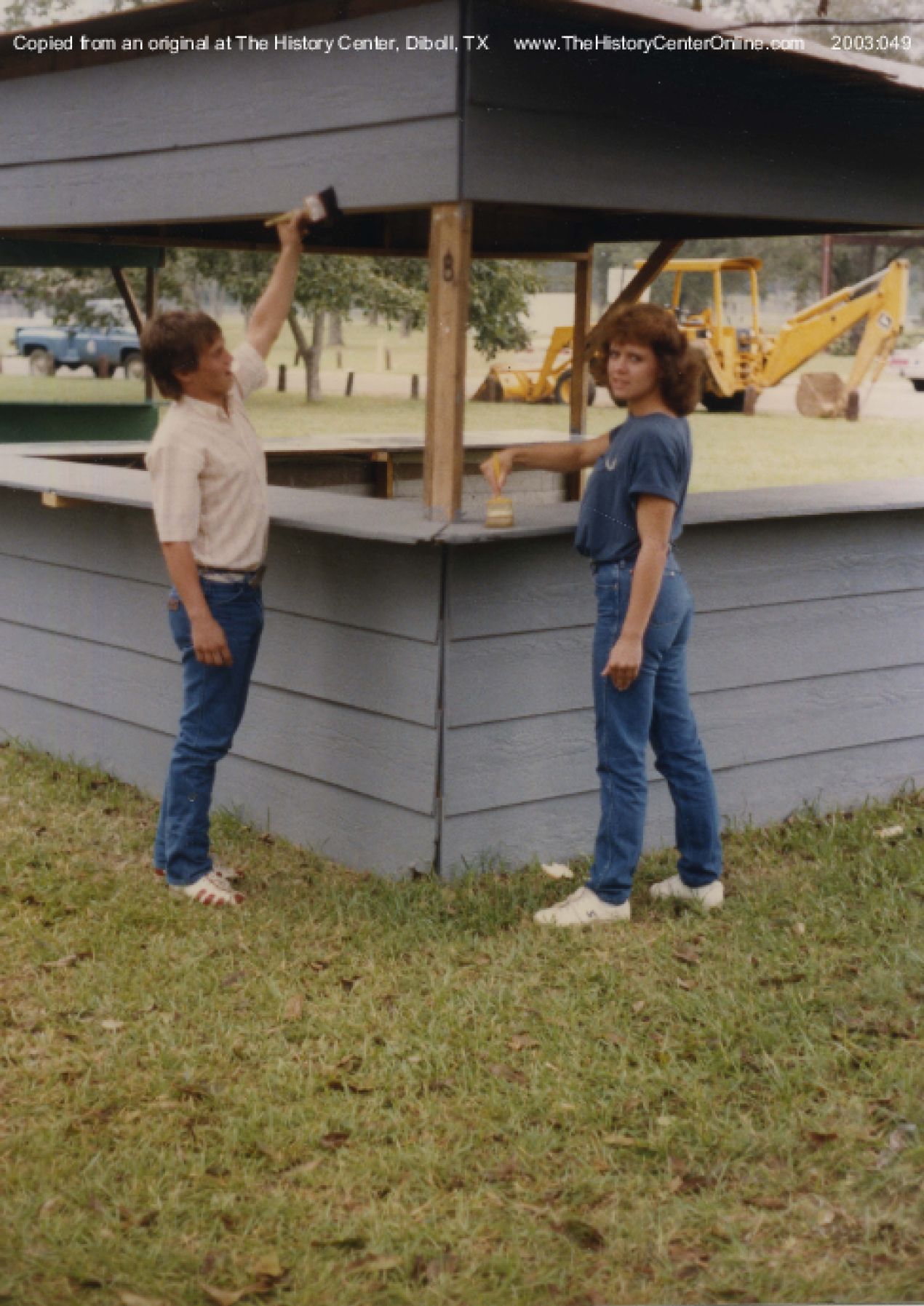Diboll Day Students Clay Eldridge Painting Booth