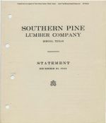 1944 Southern Pine Lumber Company Annual Report