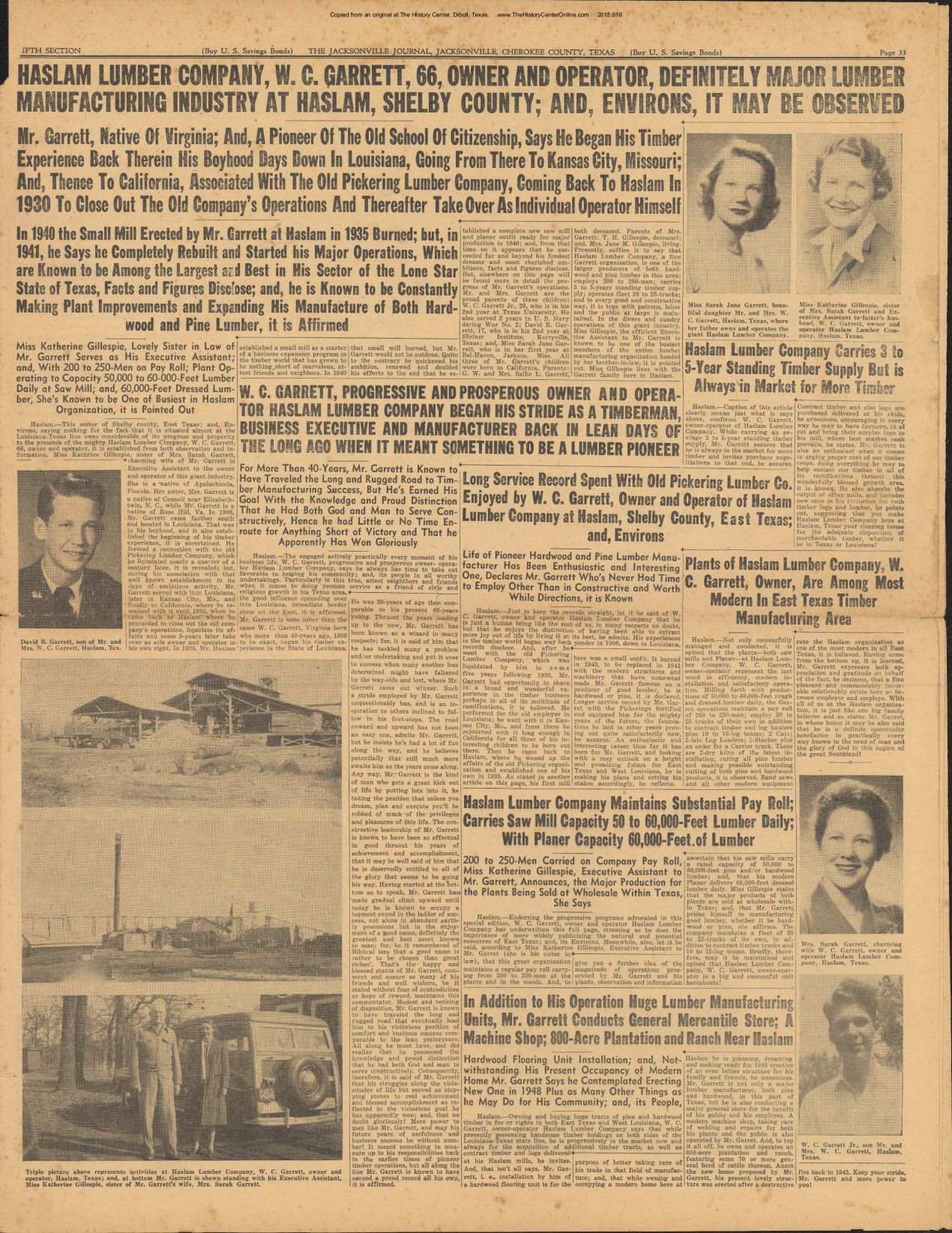 05 Jacksonville Journal Special Edition Novmeber 14, 1947, Section 05