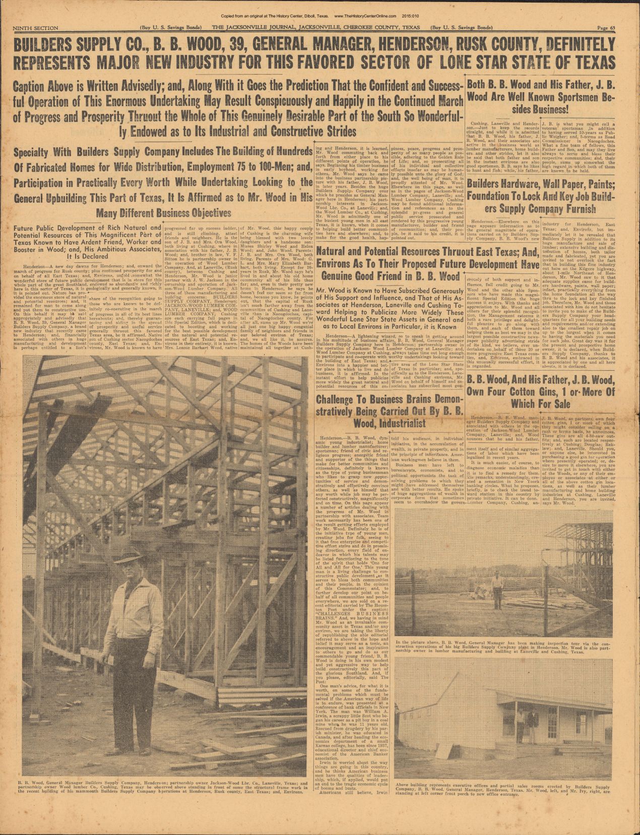 09 Jacksonville Journal Special Edition Novmeber 14, 1947, Section 09