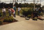 Students Planting Flower Beds