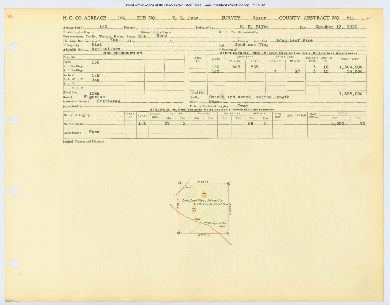 0157 Abstract 812, Pate Survey, Tyler County