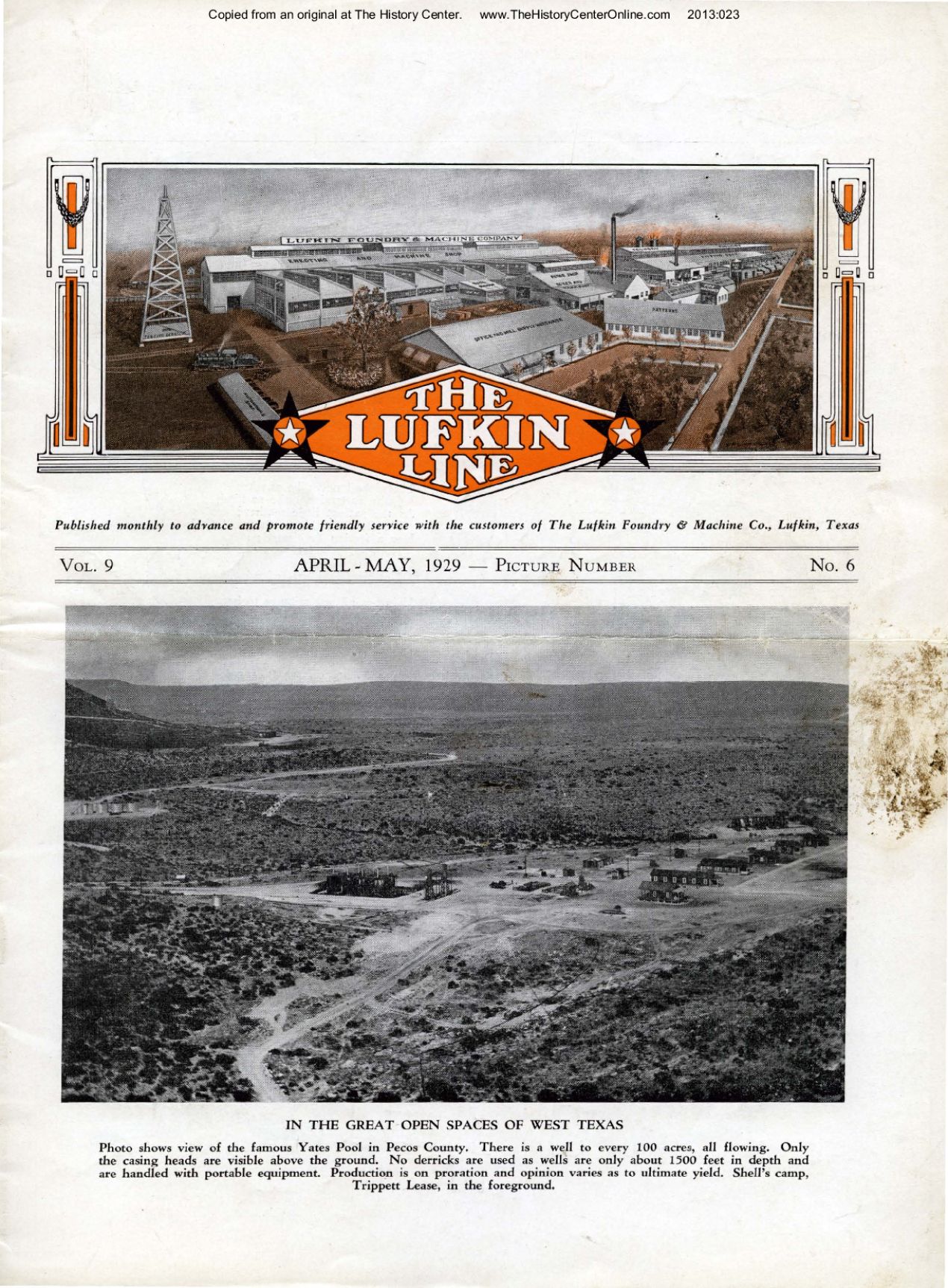 Lufkin Line 1929 04-April/May