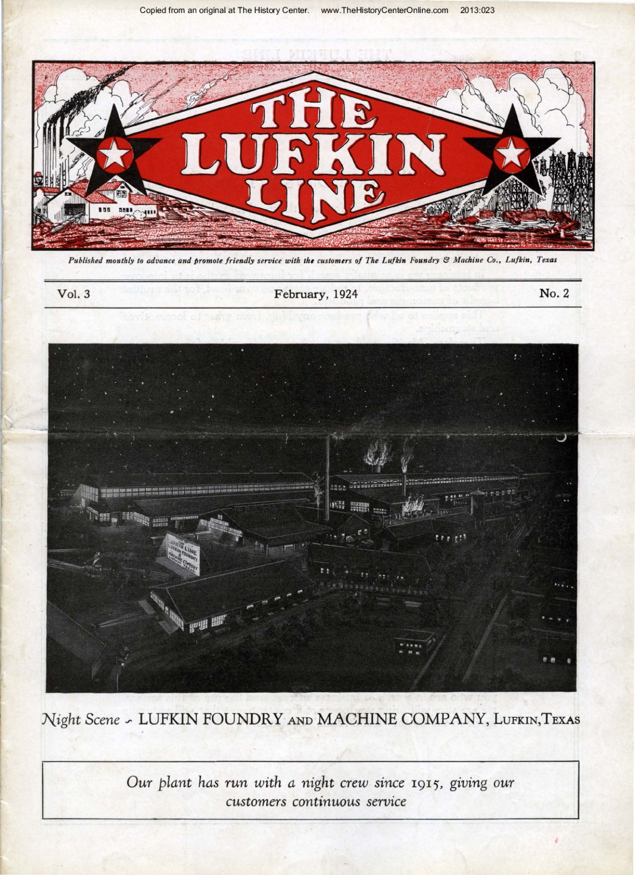 Lufkin Line 1924 02-February