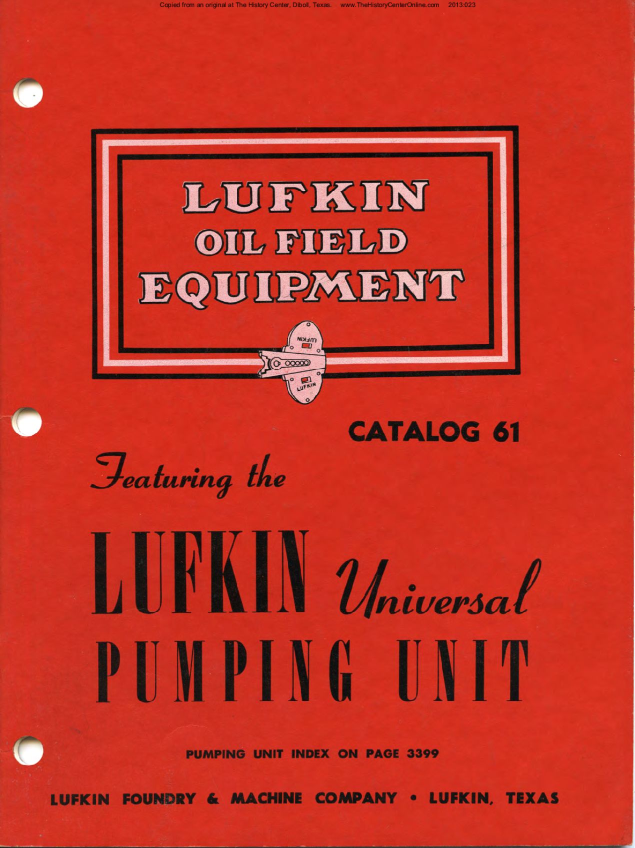 61 Oil Field Equipment Catalog 61