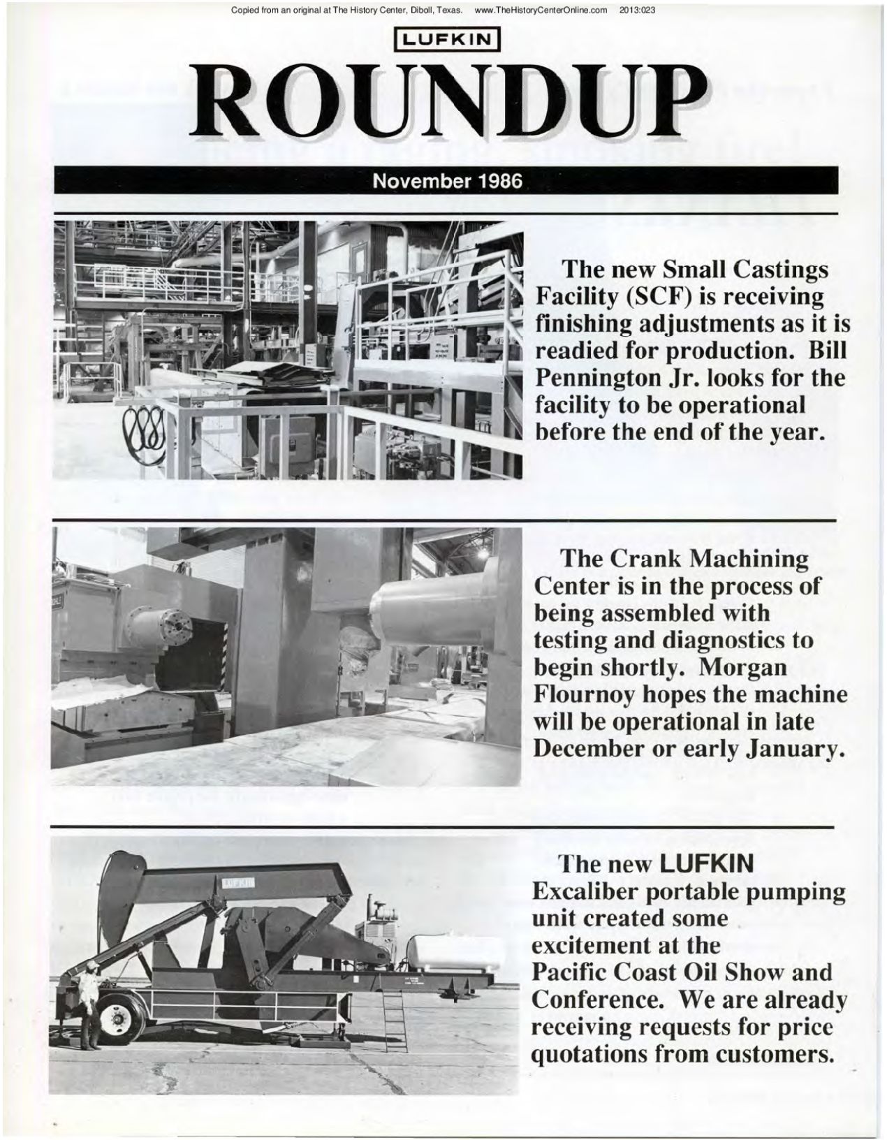 Foundry Roundup 1986 11
