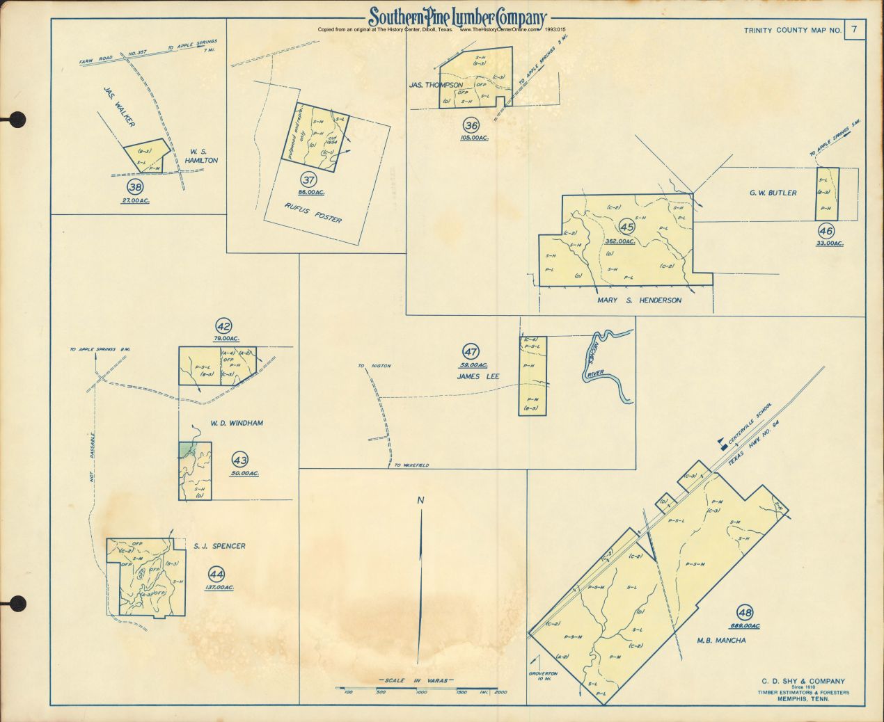 062 Trinity County Timberlands Map 07