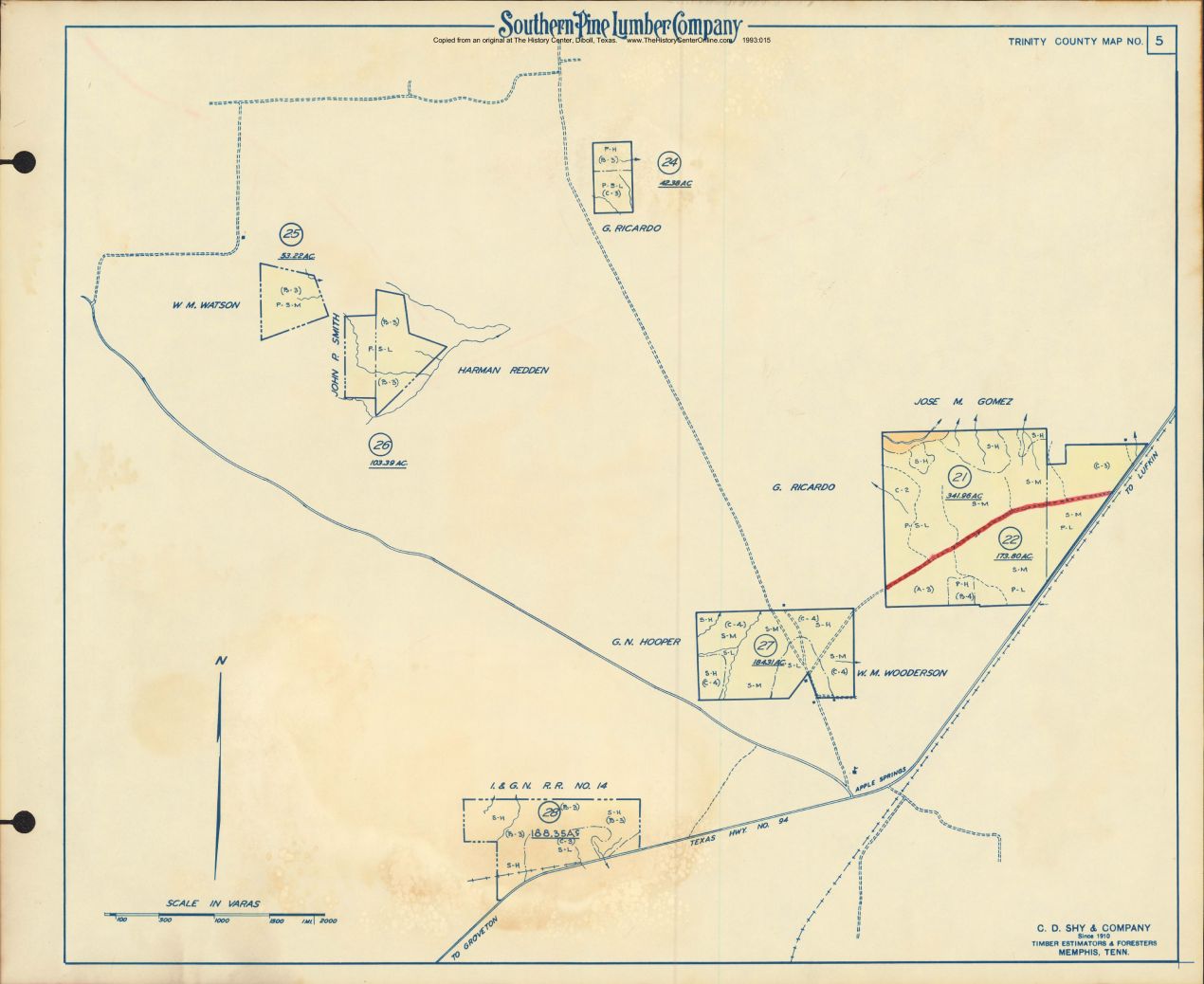 060 Trinity County Timberlands Map 05