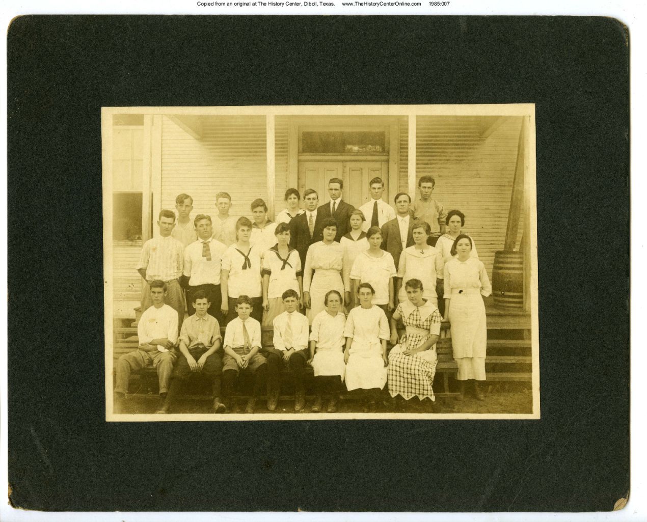 04 Diboll School Talmage Arrington Group, ca. 1900