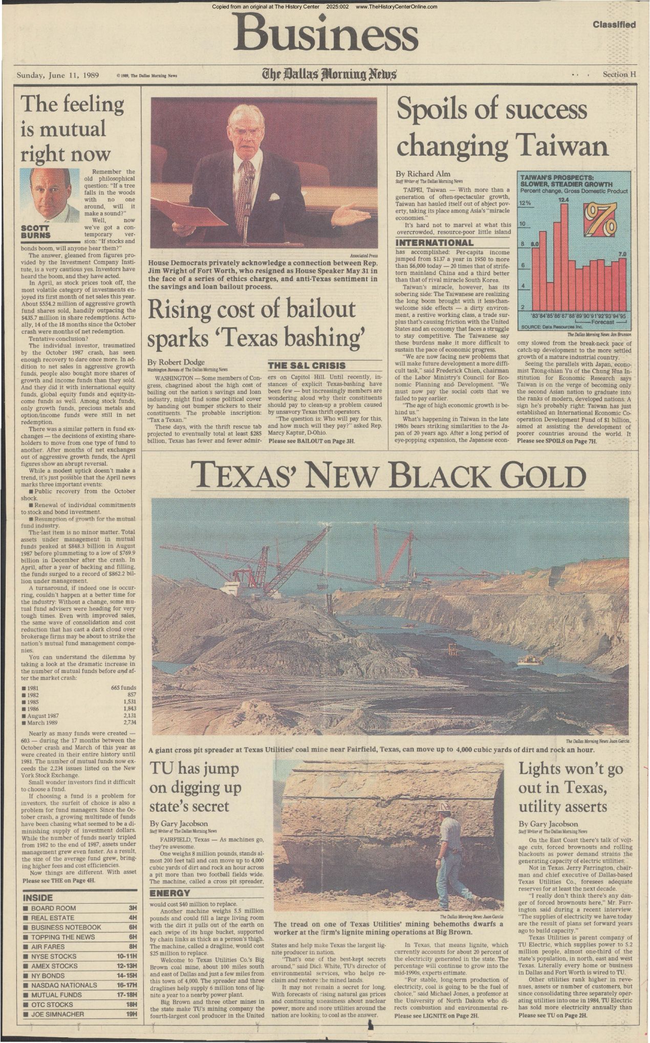 1989, Texas' New Black Gold, Dallas Morning News, June 11