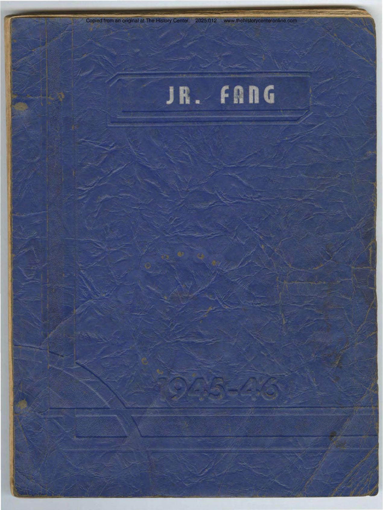 1945-1946, Junior Fang, Lufkin Junior High School