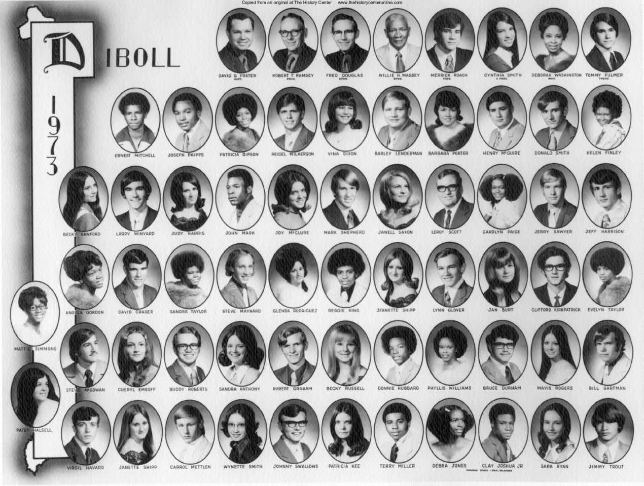 1973, Senior Class, Diboll High School