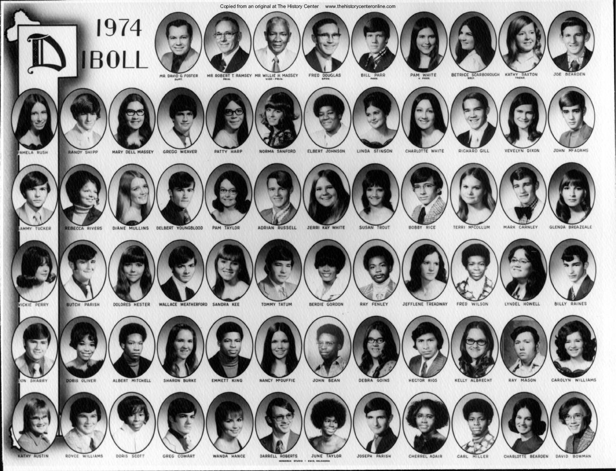 1974, Senior Class, Diboll High School