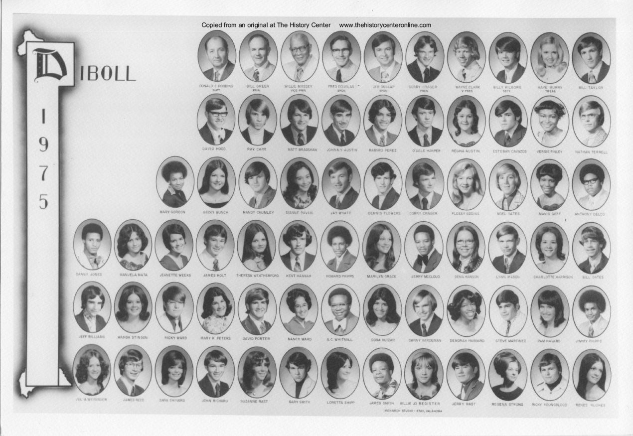 1975, Senior Class, Diboll High School