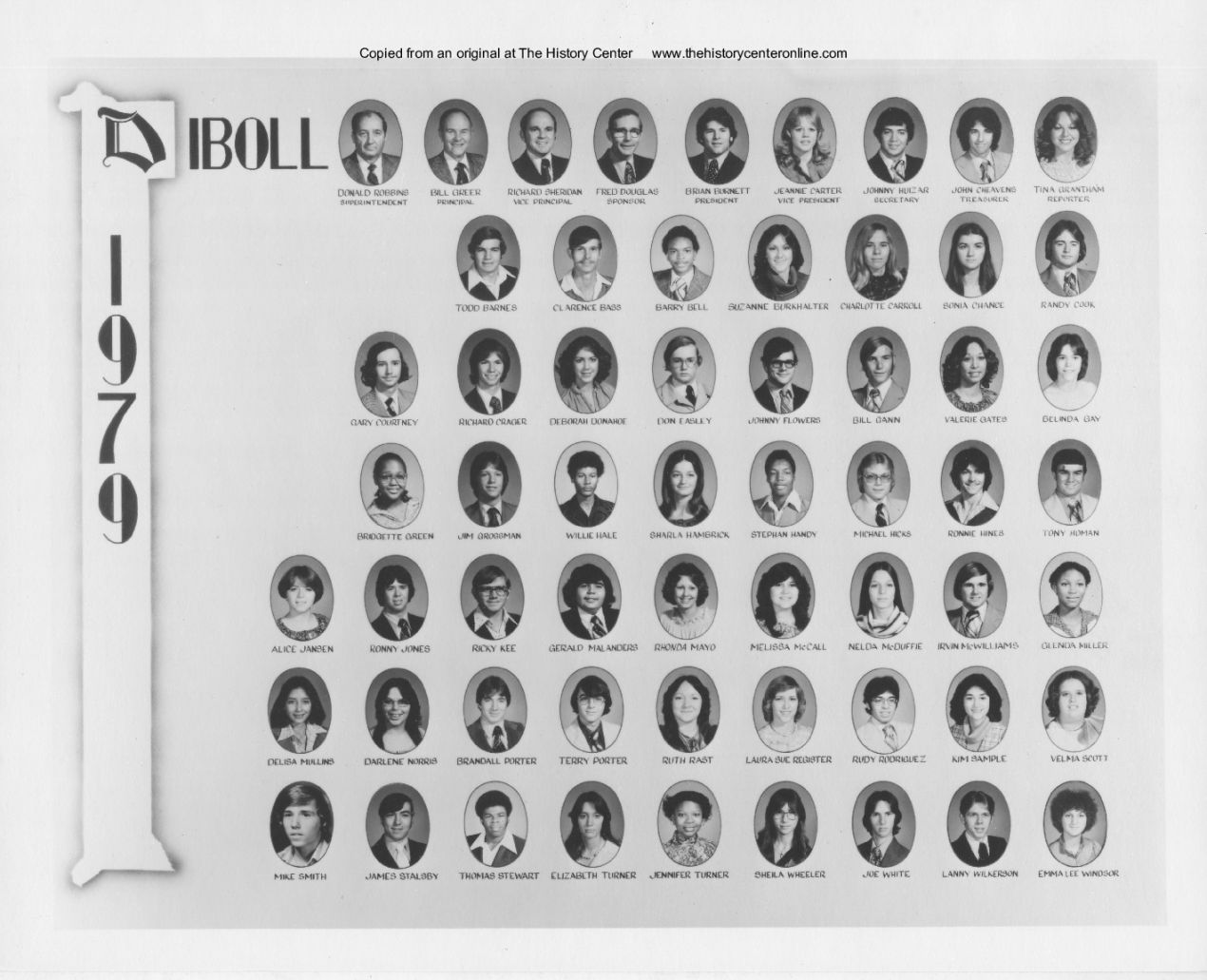 1979, Senior Class, Diboll High School