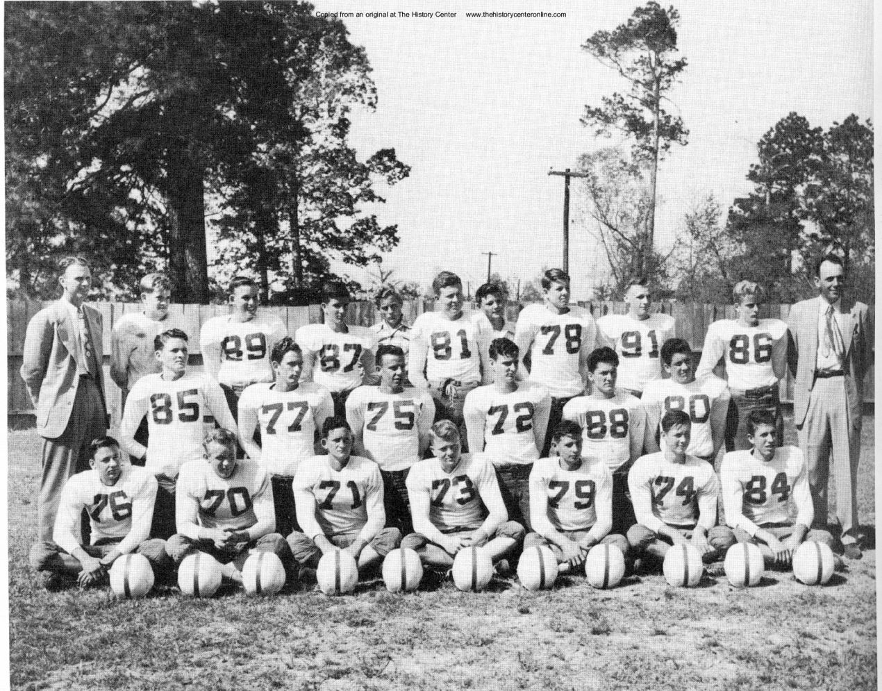1950, Football Team, Diboll High School