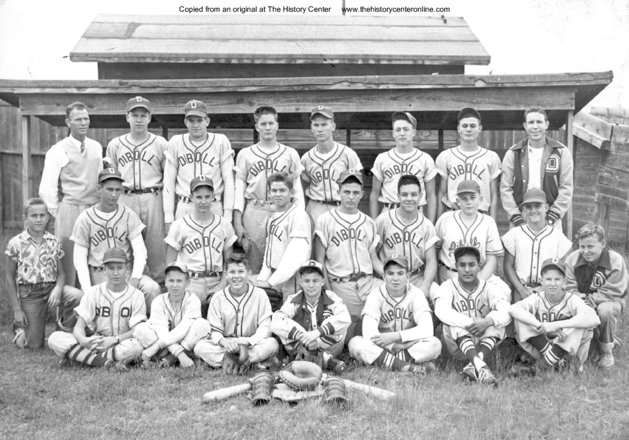 1953, Baseball Team, Diboll High School