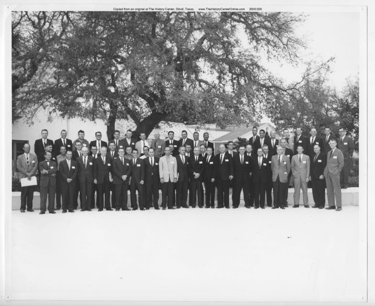 1963, Temple Lumber Company Managers, by Swayze Studio, Corpus Christie, Texas,