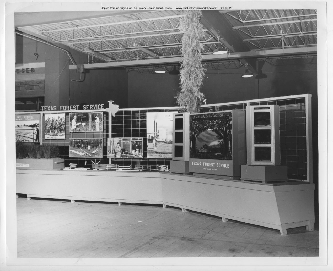 1949, Texas Forest Service display at the State Fair in Dallas, October