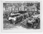 undated, Texas Lumber Manufacturing Association meeting at Boggy Slough, by Gulf Coast Lumberman, held outdoors