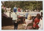 1986, Diboll Day Queen and Court on stage, by Kodak, Diboll, Texas