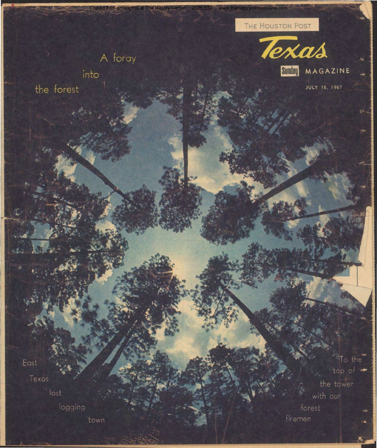 1967, Texas Sunday Magazine, The Houston Post, July 16
