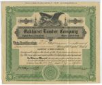 1924, T. L. Epperson Stock Certificate, Oakhurst Lumber Company, December 22