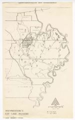 undated, Map of Southwestern's Forest Lake Pasture in Tyler, County, Texas