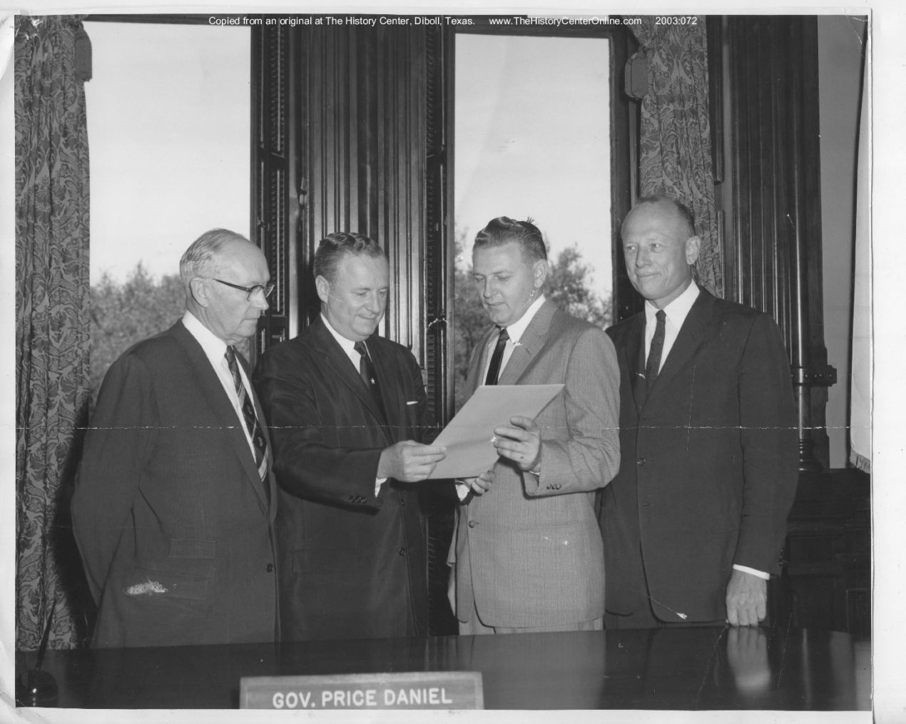 002_Magill_Governor_Price_Daniel_Diboll_Day_1957