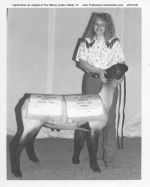 1990 Angelina County Youth Fair Jonanna Bradford Reserve Lamb