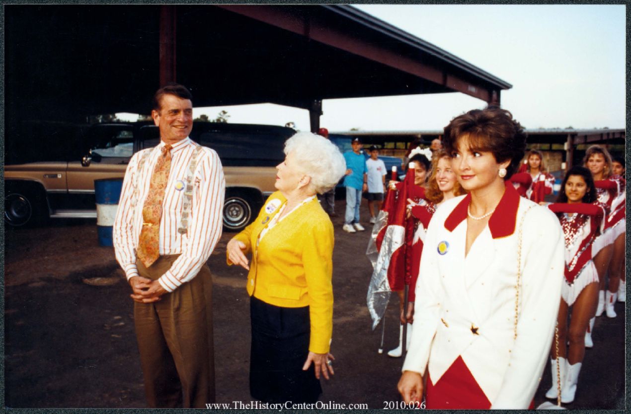 0081 Charlie Wilson, Ann Richards, Miss Texas Rhonda Morrison