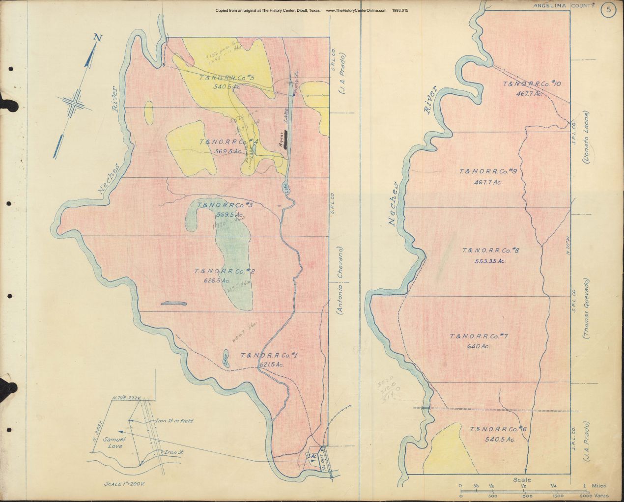 007 1945 Angelina County Timberlands Map 05