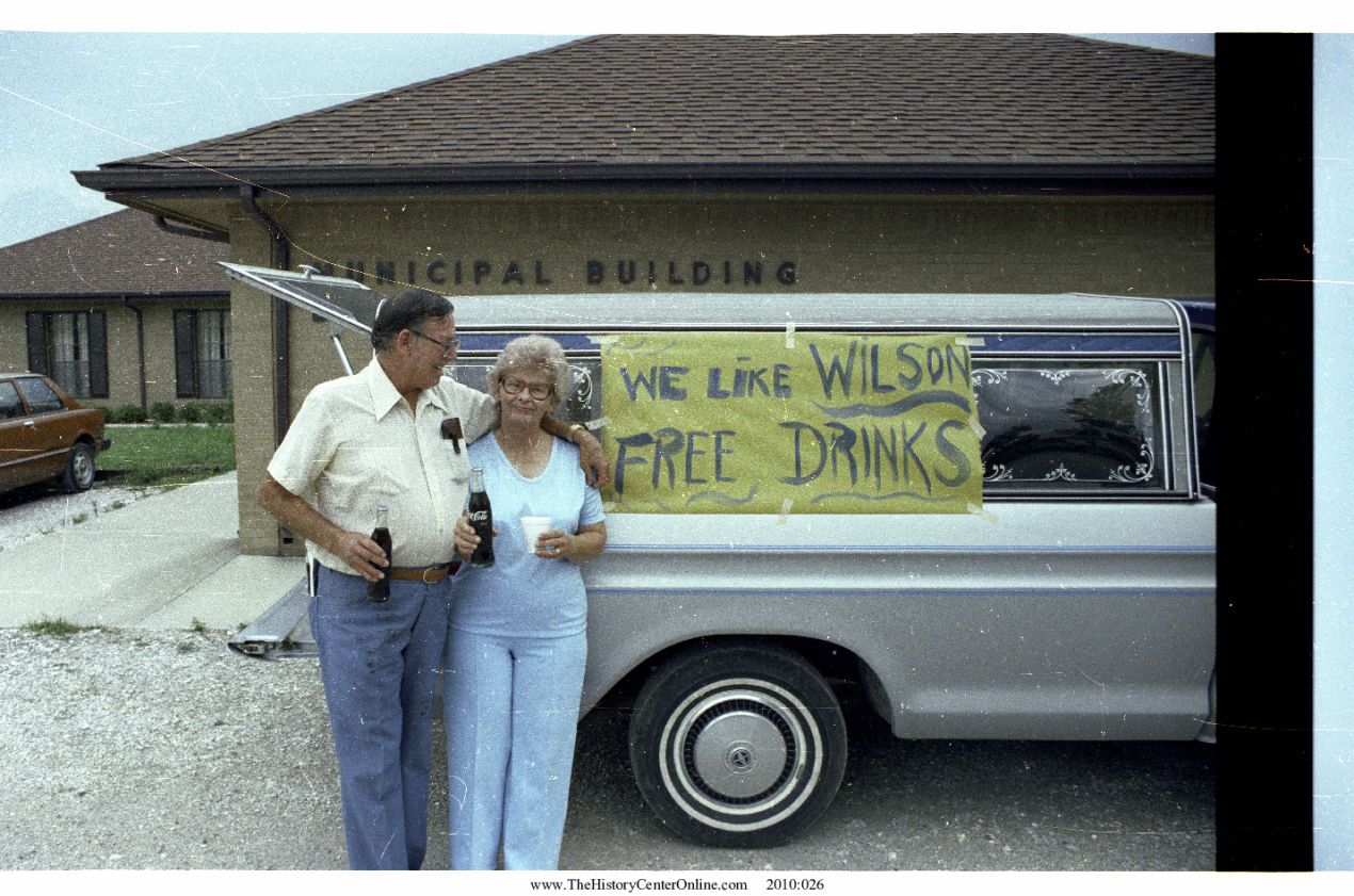 0053 Wilson Supporters Free Drinks Groundbreaking Ceremony