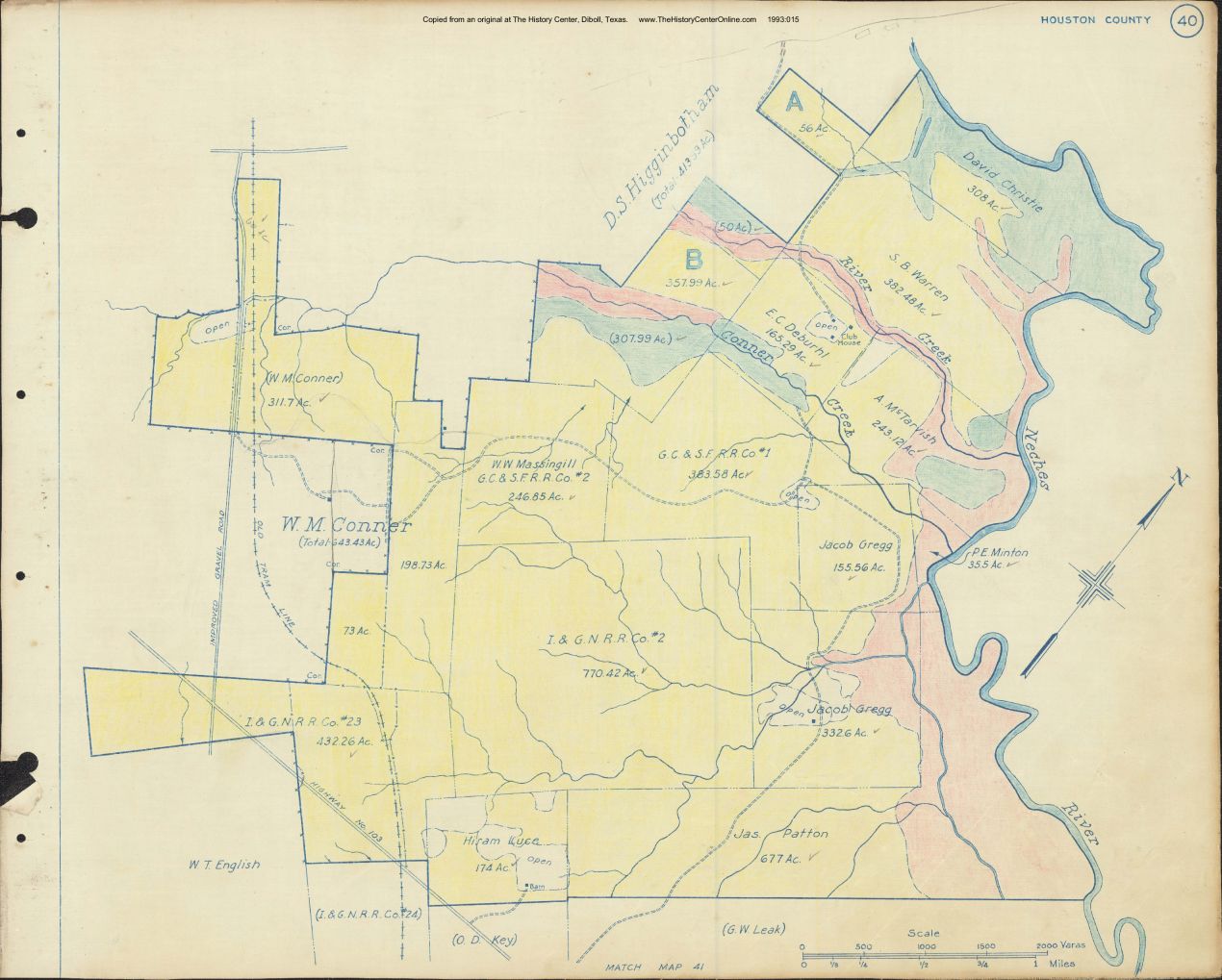 044 1945 Houston County Timberlands Map 040