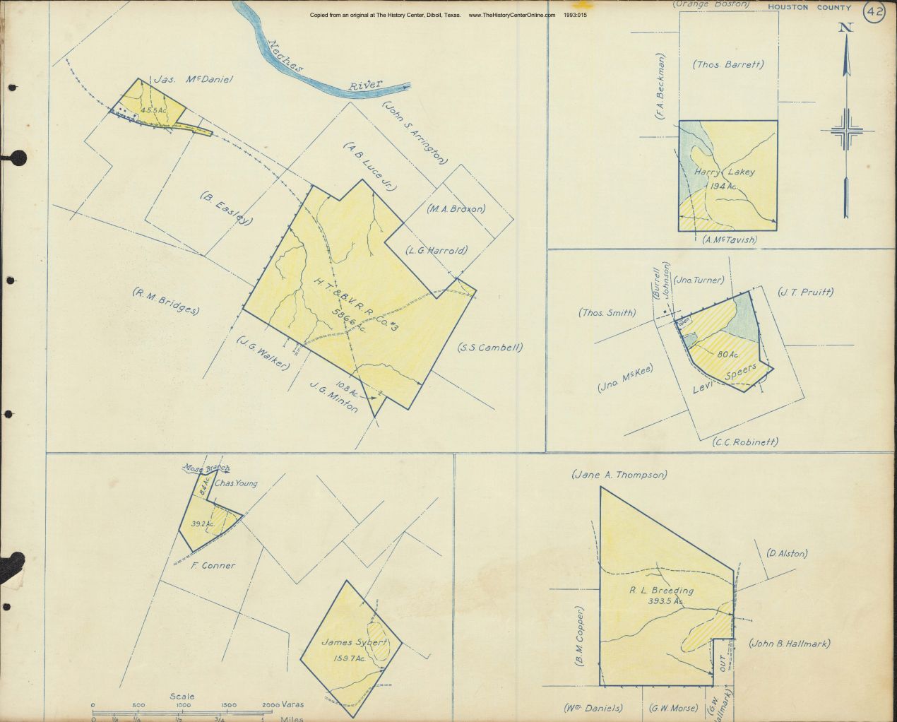 046 1945 Houston County Timberlands Map 042