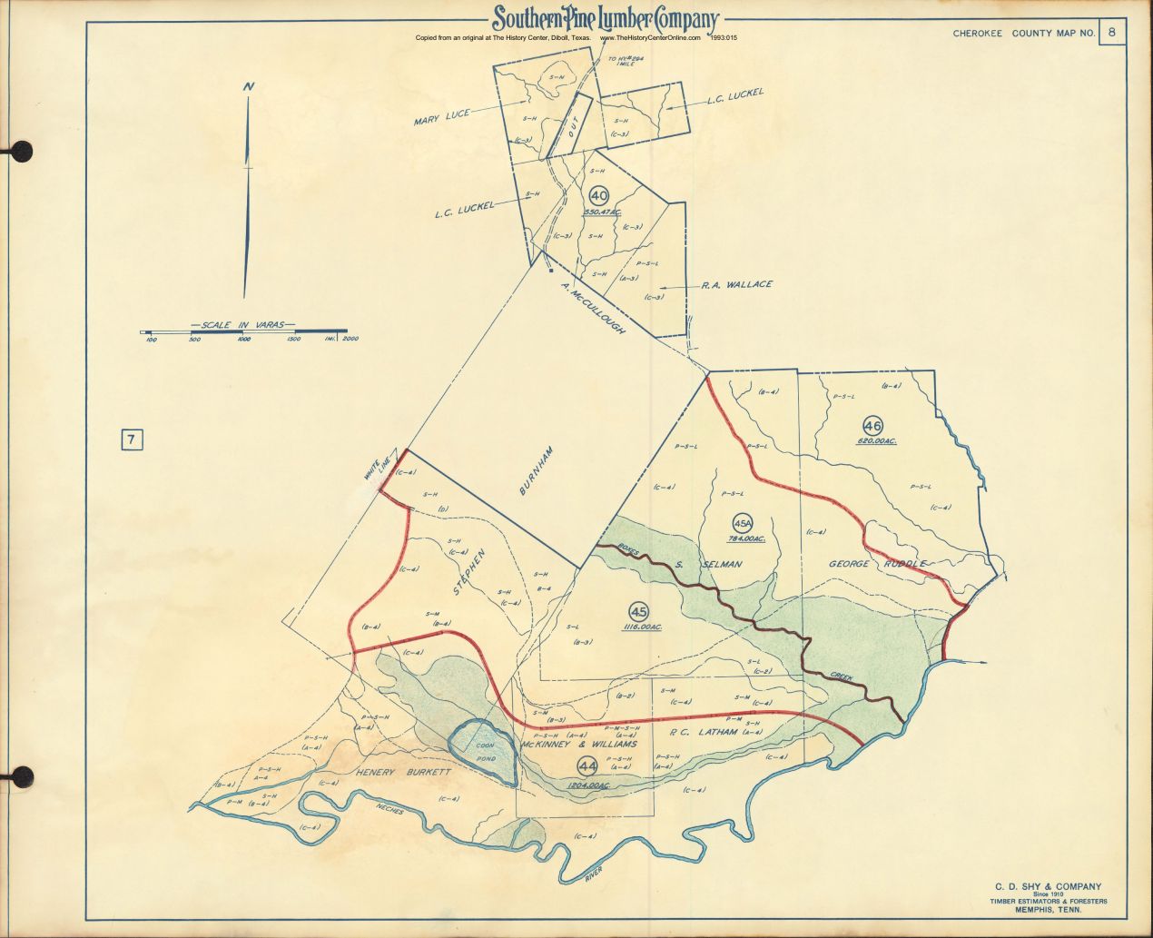 023 1955 Cherokee County Timberlands Map 08