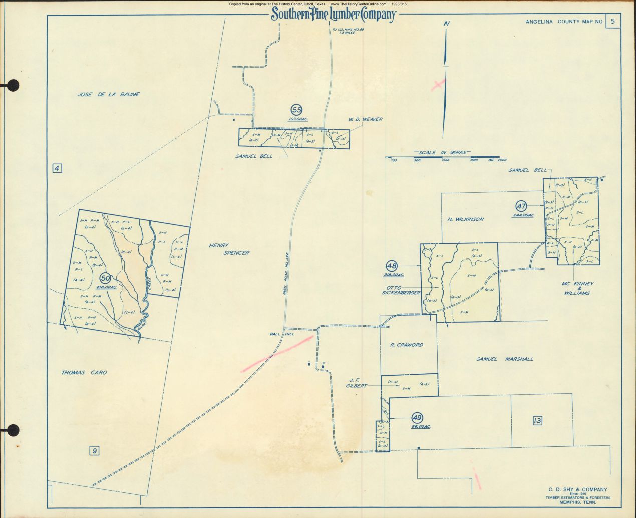 030 Angelina County Timberlands Map 05